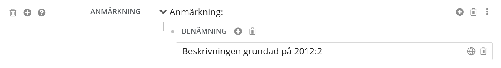 Anmärkning om nummer av en seriell resurs som beskrivningen är grundad på.