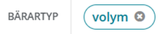 Egenskapen Bärartyp, i Libris katalogisering, för volym