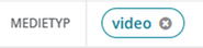 Egenskapen Medietyp i Libris katalogisering, för video