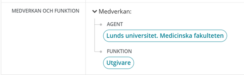 Medverkan och funktion i Instans.