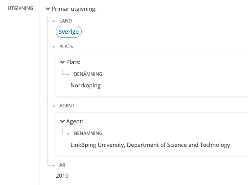 Utgivning