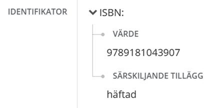 Identifikator: ISBN