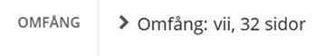 Omfång