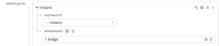 Egenskapen Medföljs av, i Libris katalogisering