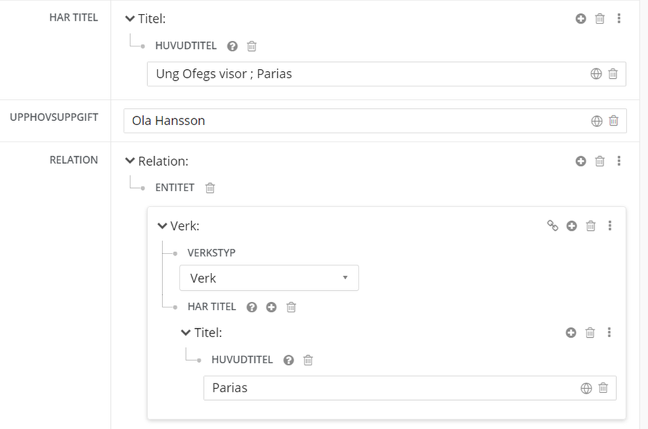 Samlingsverk, i Libris katalogisering